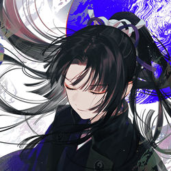 This is a pixiv picture whose title is 煙.
