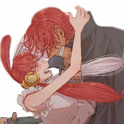 This is a pixiv picture whose title is 親子.