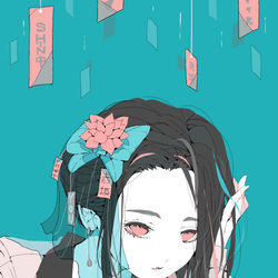 This is a pixiv picture whose title is 1/1440 Music /心中なら赤坂で.