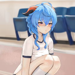 This is a pixiv picture whose title is 甘雨.