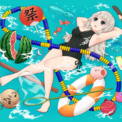 This is a pixiv picture whose title is サマーループ.