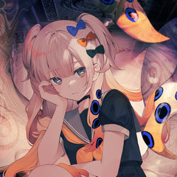 This is a pixiv picture whose title is 🐙.