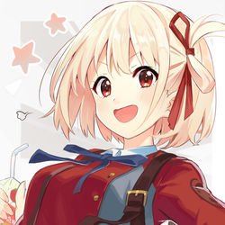 This is a pixiv picture whose title is 千束ちゃん.