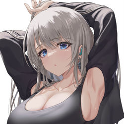 This is a pixiv picture whose title is 🖤.