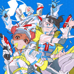 This is a pixiv picture whose title is ANTI-VIRUS.