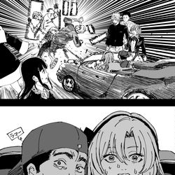 This is a pixiv picture whose title is GTA5～貴方の車ですわ、私のせいじゃありません～.