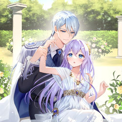 This is a pixiv picture whose title is 竜王太子の生贄花嫁を拝命しましたが、殿下がなぜか溺愛モードです!.