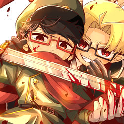 This is a pixiv picture whose title is 悪魔の囁き.