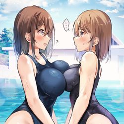 This is a pixiv picture whose title is 「私も成長してるんだけど…」.