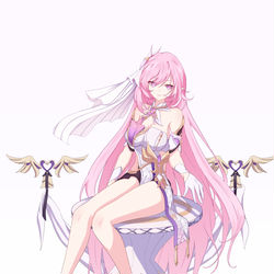 This is a pixiv picture whose title is 一见如初啊爱莉希雅.