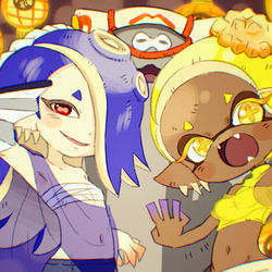 This is a pixiv picture whose title is すりみ連合.