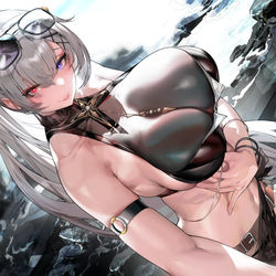 This is a pixiv picture whose title is 深空之眼宣传图.
