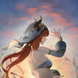 This is a pixiv picture whose title is nilou.