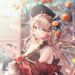 This is a pixiv picture whose title is 🌿.