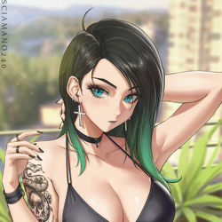 This is a pixiv picture whose title is Summer April - OC.