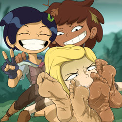 This is a pixiv picture whose title is Punishing Sasha P.3.