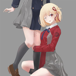 This is a pixiv picture whose title is Chisato & Takina ~.