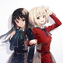 This is a pixiv picture whose title is 千束とたきな.