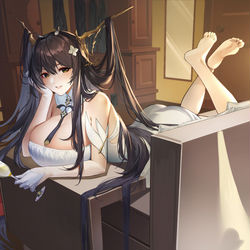 This is a pixiv picture whose title is 碧蓝航线 不挠.