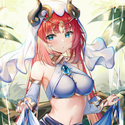 This is a pixiv picture whose title is 妮露.