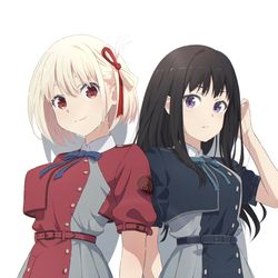 This is a pixiv picture whose title is リコリコ.