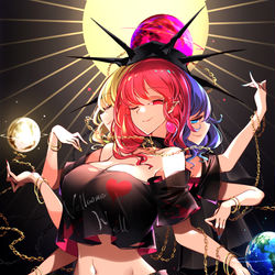 This is a pixiv picture whose title is 地獄観音.