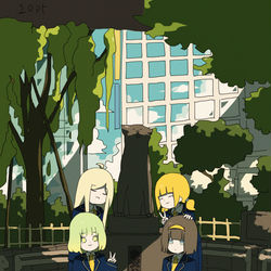 This is a pixiv picture whose title is ご当地幻影.