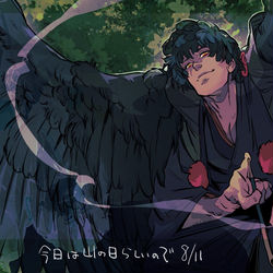 This is a pixiv picture whose title is 艶座の神仏.