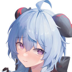 This is a pixiv picture whose title is 甘雨.