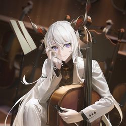 This is a pixiv picture whose title is 白垩.