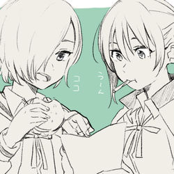 This is a pixiv picture whose title is 虹ちゃんラクガキ.