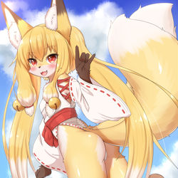 This is a pixiv picture whose title is 御狐さまー.