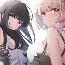 This is a pixiv picture whose title is 合わせてみた.