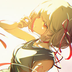 This is a pixiv picture whose title is 錦木千束.