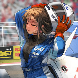 This is a pixiv picture whose title is サイバーレーシングブッキー.
