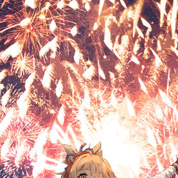 This is a pixiv picture whose title is １，２の、３.
