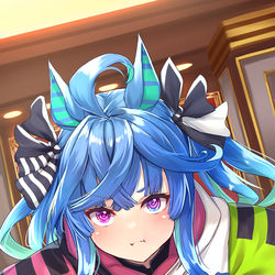 This is a pixiv picture whose title is 実装するまで通さないツインターボ.