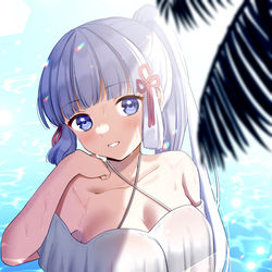 This is a pixiv picture whose title is 神里綾華.