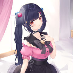 This is a pixiv picture whose title is 原神Genshin女友云堇.