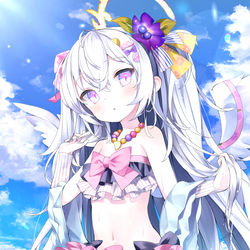 This is a pixiv picture whose title is 水着アズサちゃん.