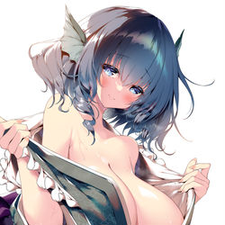 This is a pixiv picture whose title is わかさぎの胸肉.