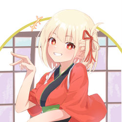 This is a pixiv picture whose title is 千束ちゃん.