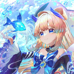 This is a pixiv picture whose title is 珊瑚宮心海🐟✨.