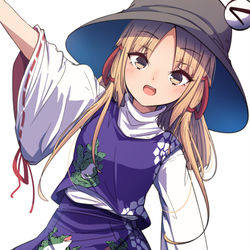 This is a pixiv picture whose title is 元気いっぱい！諏訪子ちゃん！.