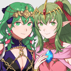 This is a pixiv picture whose title is 総選挙チキ&べレス.
