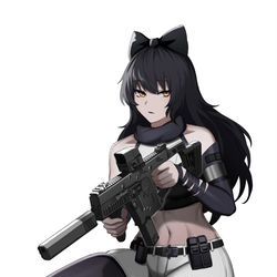 This is a pixiv picture whose title is Blake Belladonna Commission.