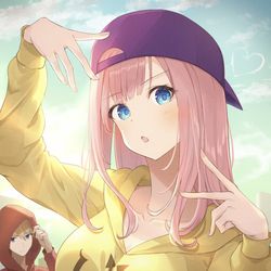 This is a pixiv picture whose title is 『say ho!!』.