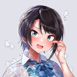 This is a pixiv picture whose title is 濡れそばる.