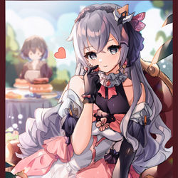 This is a pixiv picture whose title is 布洛妮娅.
