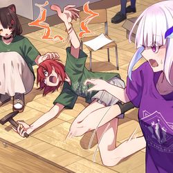 This is a pixiv picture whose title is どったんばったん.